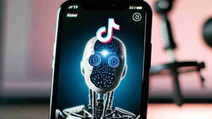 TikTok Introduces Automatic Labeling for AI-Generated Content from Other Platforms, Concept art for illustrative purpose, tags: die von - Monok
